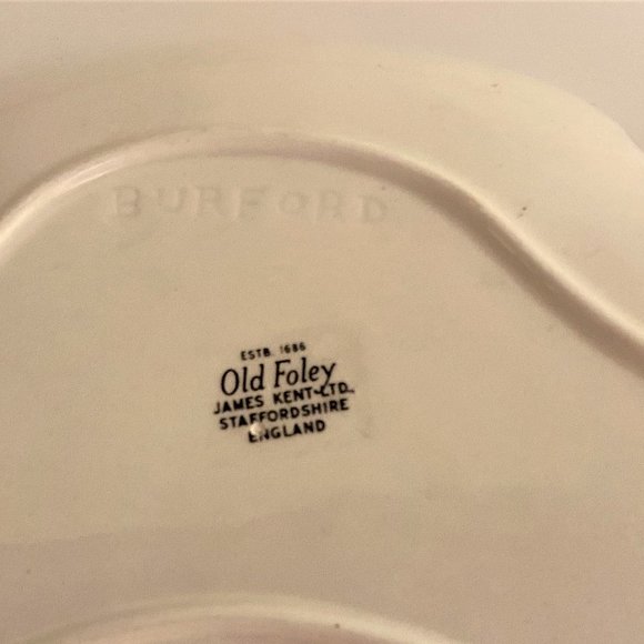 2 Vintage Old Foley James Kent Sandwich Tray/Serving Dishes - Picture 2 of 2